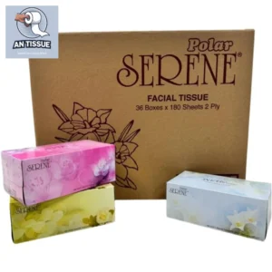 Keep Fresh With Serene Paper Facial Tissues - 2 Ply White For Every Need