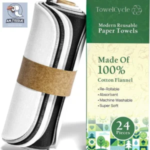 Washable Reusable Paper Towels (24 Pack) – Eco Friendly Gifts Alternative